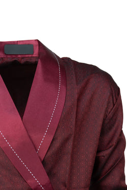 Erkek Şık Klasik Model Röpteşambır Premium Saten Kumaş Soft Model Cepli Rob Beli Kuşaklı