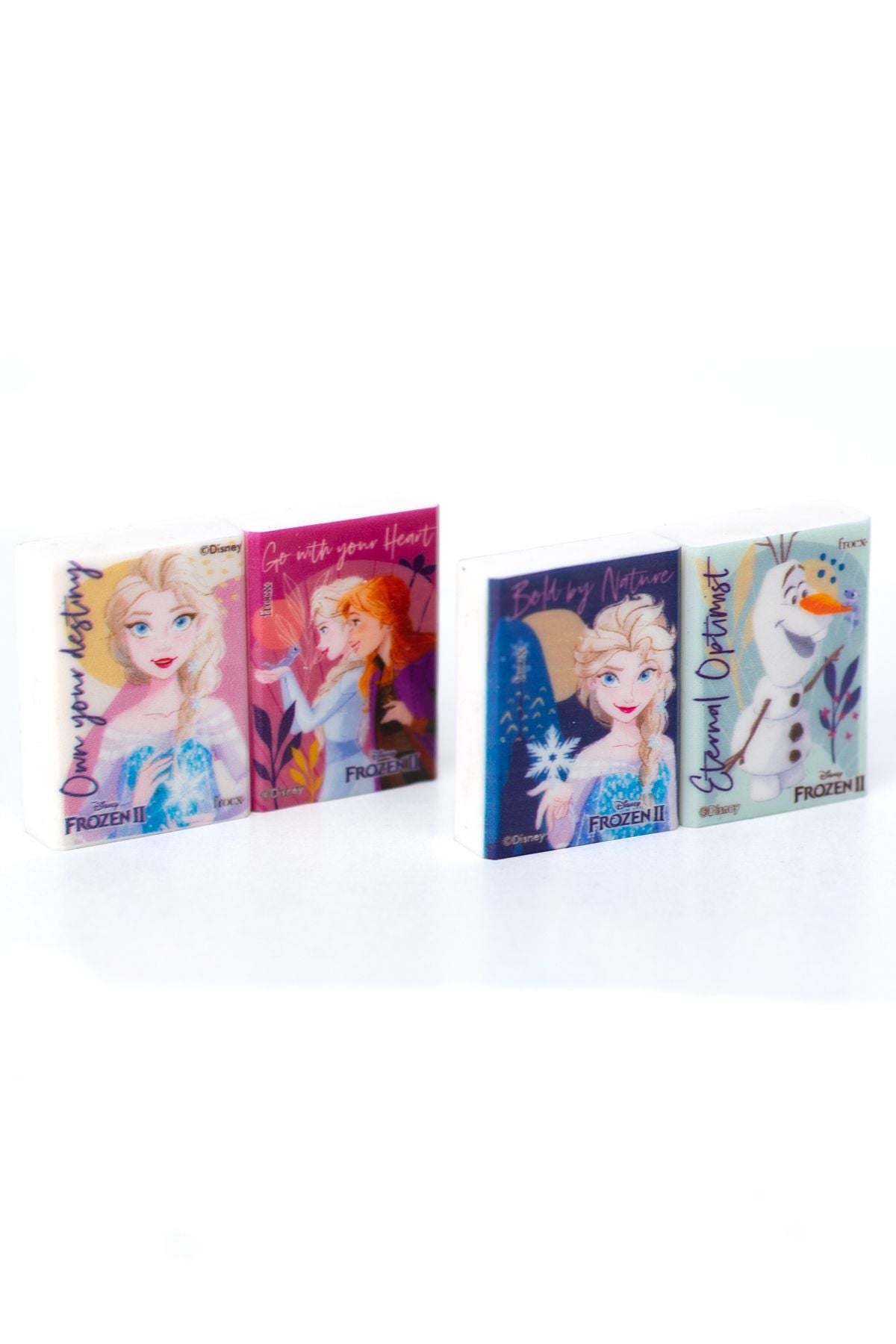 Baskılı Silgi Pratik iz Bırakmaz Yumuşak Sevimli Disney Tasarım 4 Adet