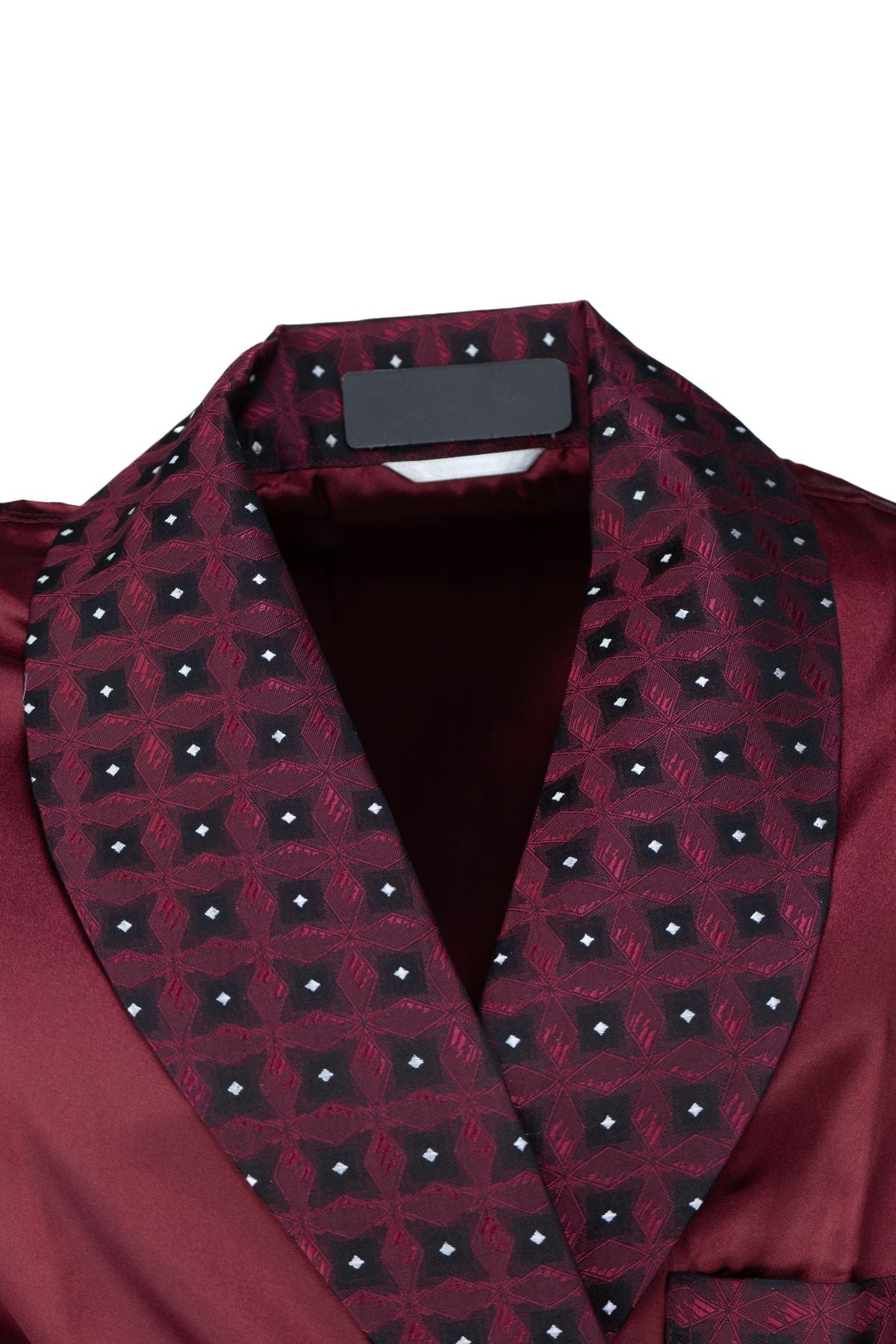 Erkek Şık Klasik Model Röpteşambır Premium Saten Kumaş Cosenza Model Cepli Rob Beli Kuşaklı