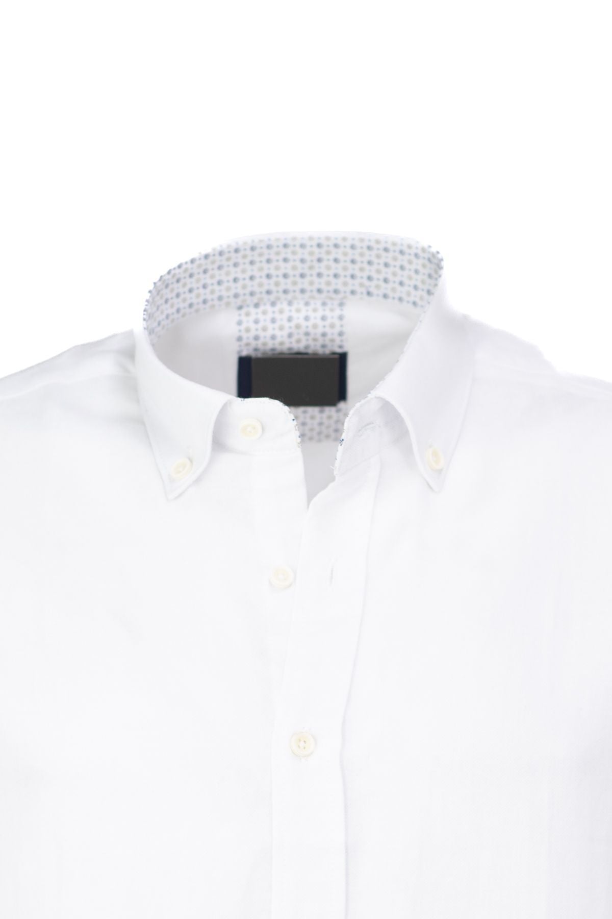 Erkek Gömlek %100 Premium Pamuk Kumaş Uzun Kollu Tam Kalıp Slim Fit Yakası Düğmeli