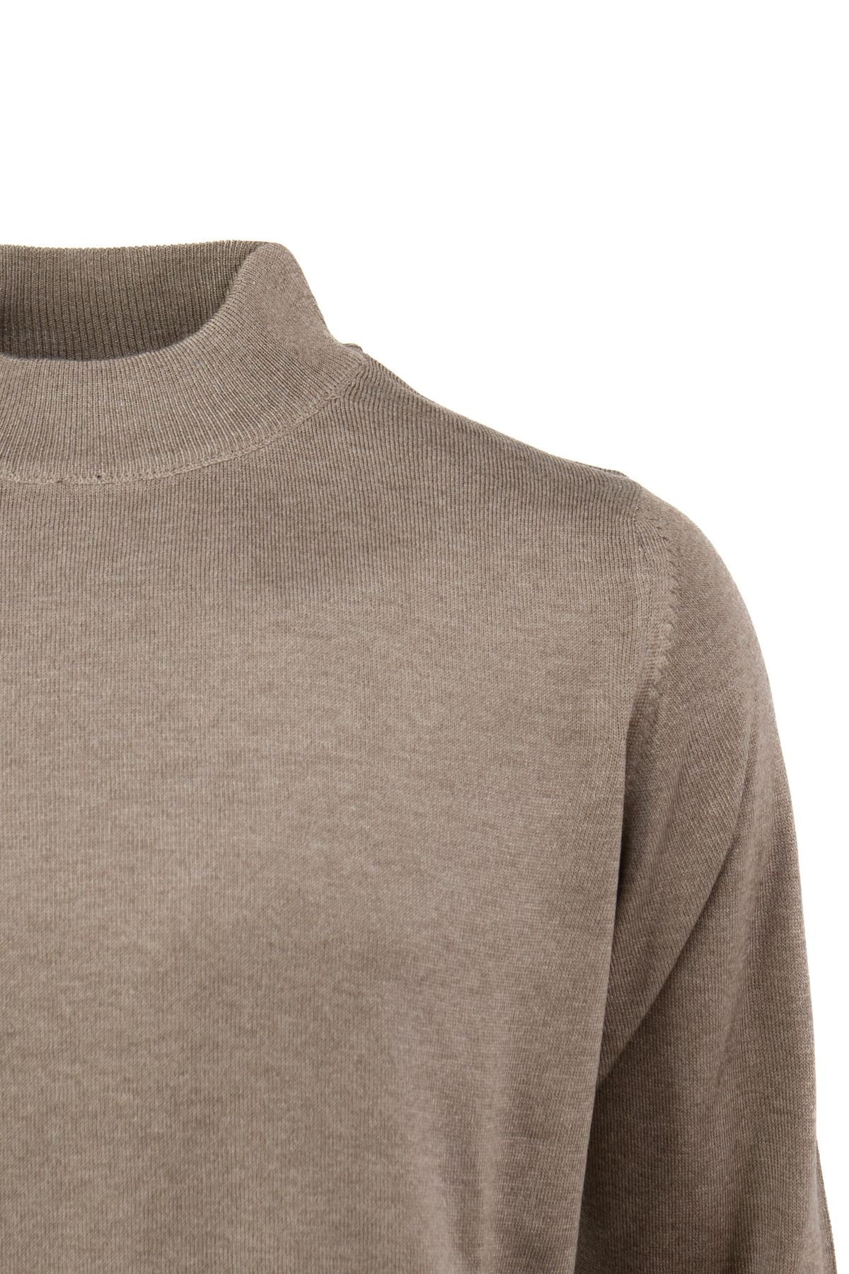 Erkek Mevsimlik Yünlü Örme Klasik Yarım Balıkçı Yaka Kazak Sık Örme Rahat Kesim Tam Kalıp