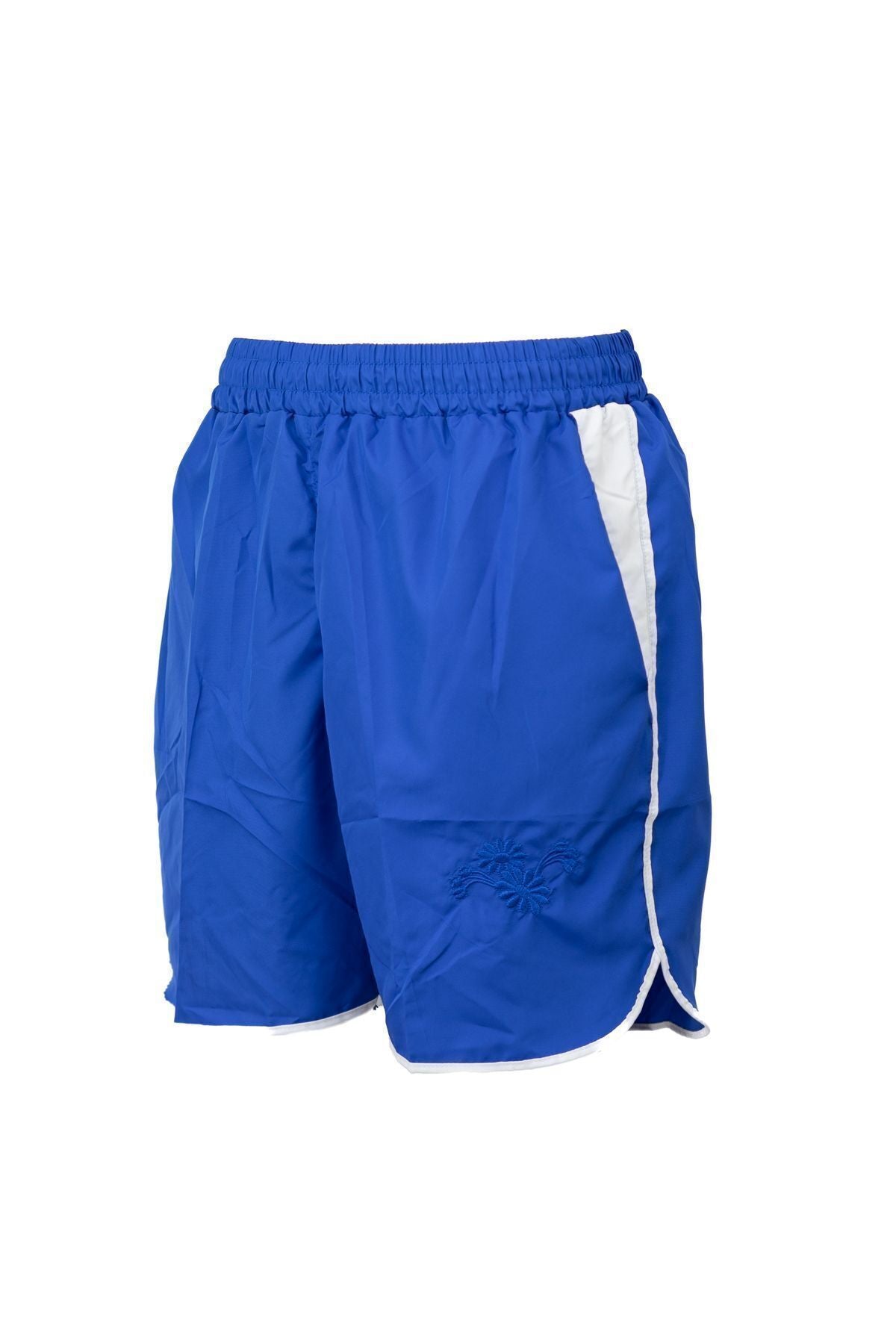 Kadın Deniz Şortu Beli Lastikli ve Bağcıklı Cepli Nakışlı Su Tutmayan Rahat Hafif Kumaş