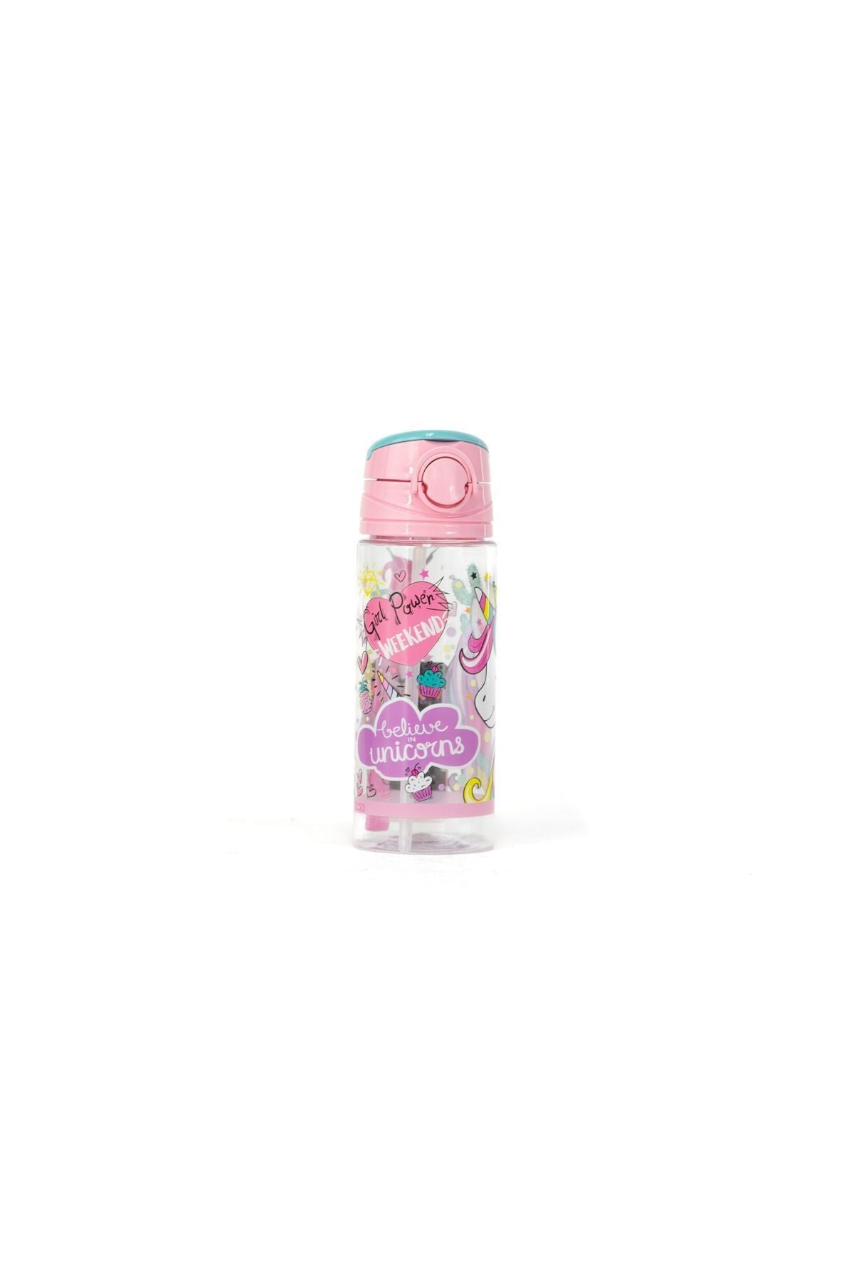 Kız Çocuk Suluk Matara Lisanslı Orijinal Frozen, Minnie Mouse, Unicorn, Barbie 500 ml