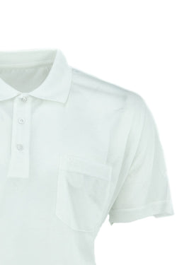 Erkek Cepli Kısa Kollu Düz Renk Normal Kesim Pamuklu Kumaş Gömlek Yaka T-shirt
