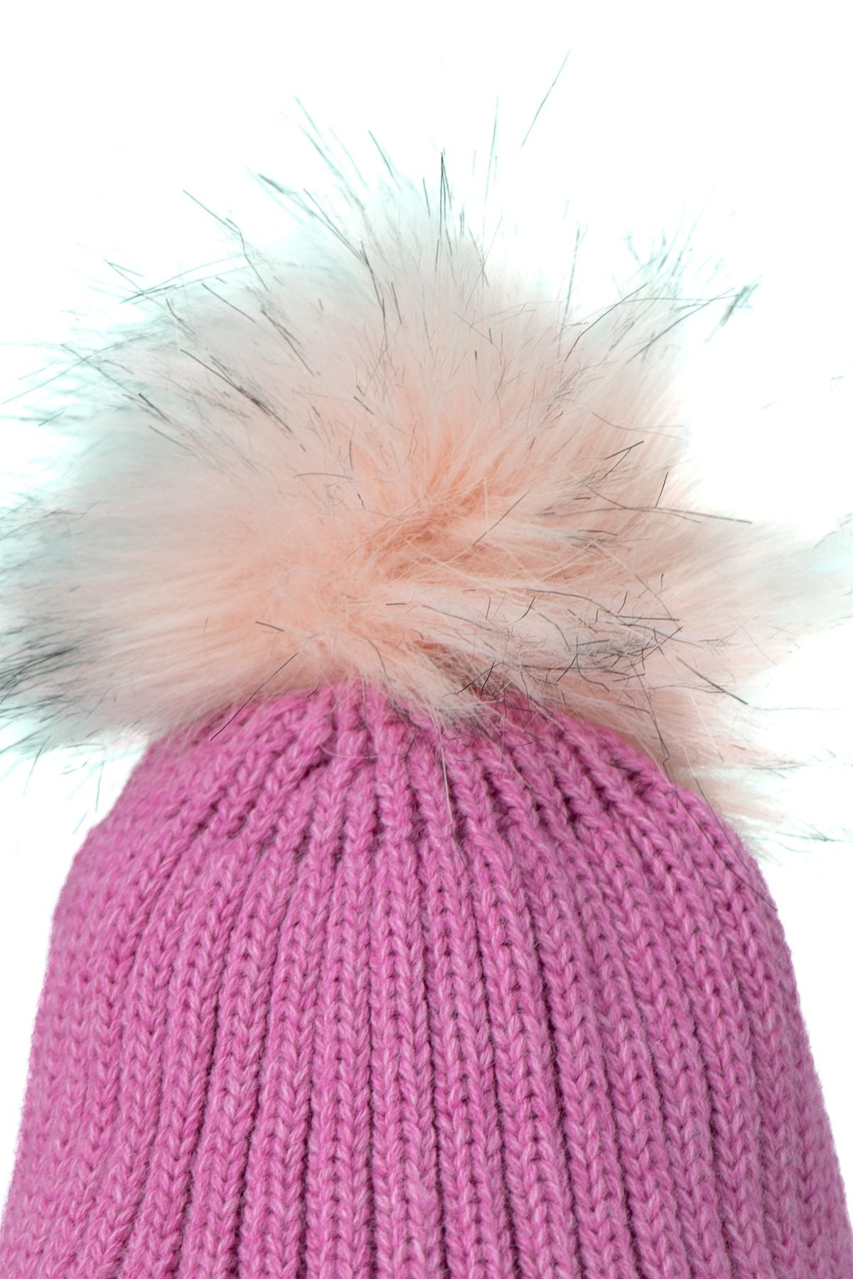 Kadın Kışlık Kalın Ponponlu Bere Pamuklu Katlamalı Sıcak Tutar Esnek Rüzgar Geçirmez Rahat