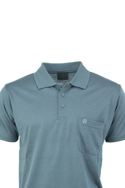 Erkek Polo Yaka Arma Cepli Kısa Kollu Düz Renk Normal Kesim Premium Pamuklu Kumaş T-Shirt