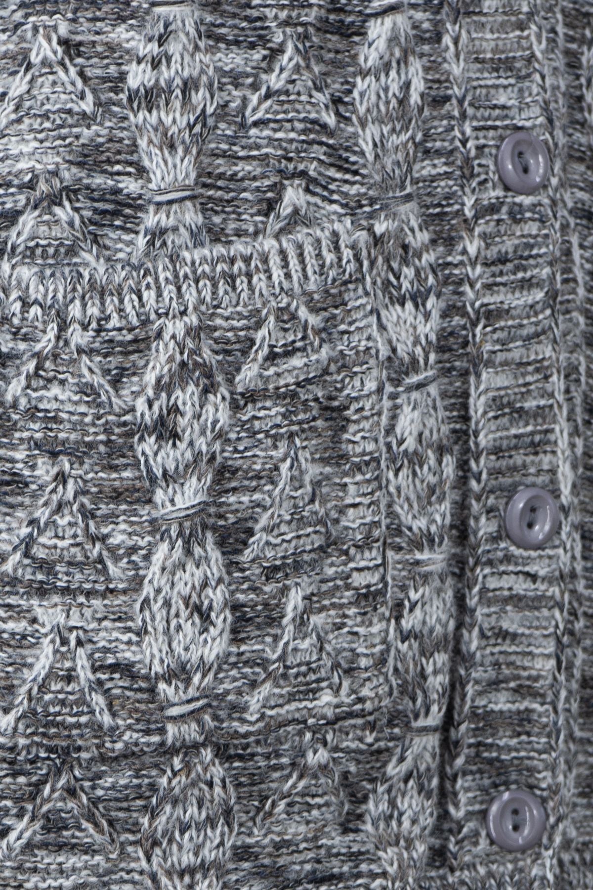 Kadın Kışlık Anne Yelek Pamuklu Triko Yasemin Örgü Model Önden Düğmeli Çift Cepli Rahat