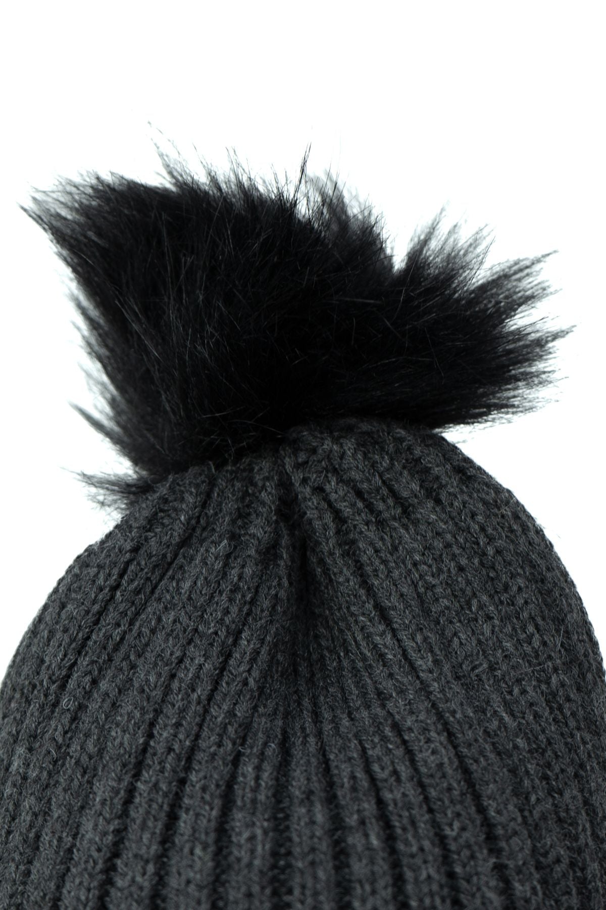 Kadın Kışlık Kalın Ponponlu Bere Pamuklu Katlamalı Sıcak Tutar Esnek Rüzgar Geçirmez Rahat