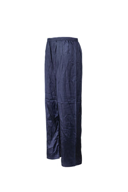 Erkek Saten Kumaş Pijama Pantolon Düz Renk Beli Lastikli Cepsiz Geniş Paça Rahat Kesim