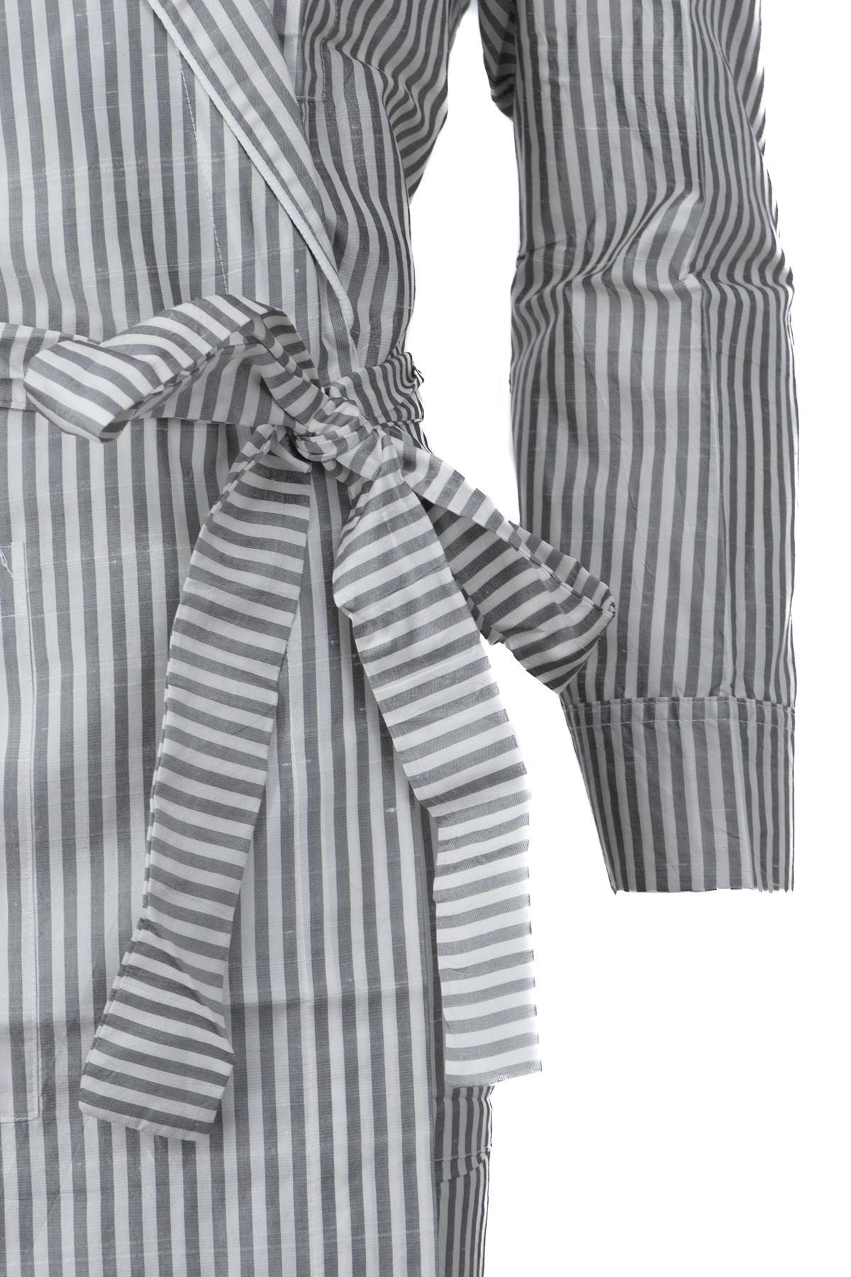 Erkek Klasik Model Röpteşambır Premium %100 Pamuk Cepli Rob Beli Kuşaklı Cepli Tam Kalıp