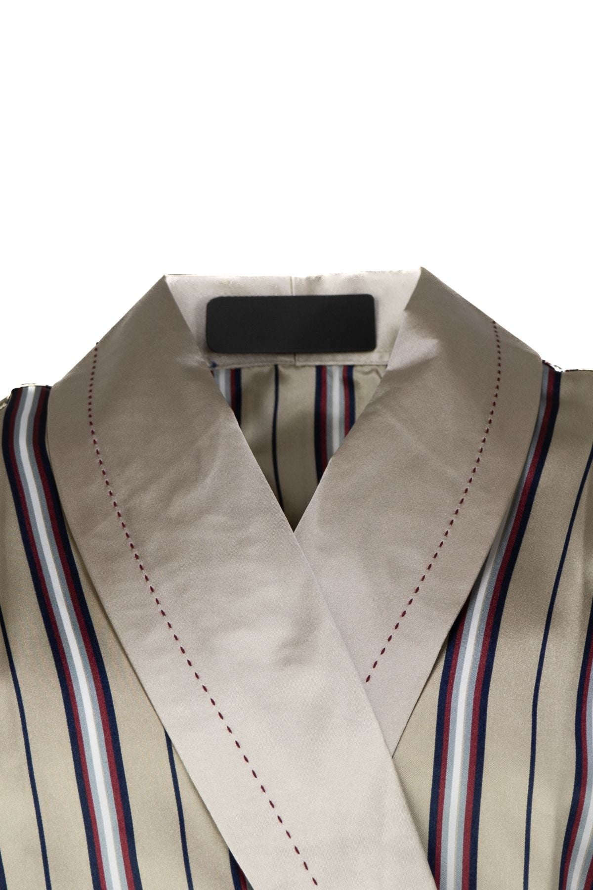 Erkek Klasik Model Röpteşambır Premium Saten Örme Cepli Klasik Rob Beli Kuşaklı Cepli