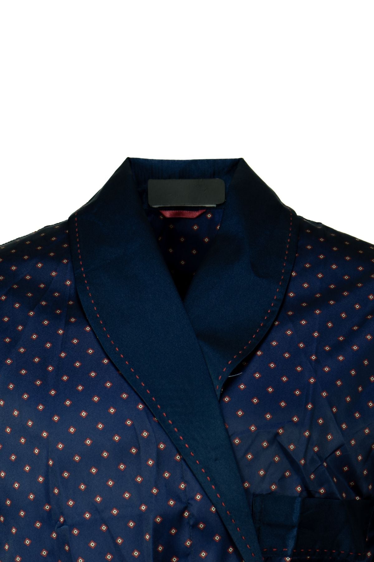 Erkek Şık Klasik Model Röpteşambır Premium Saten Kumaş Soft Ekose Model Cepli Rob