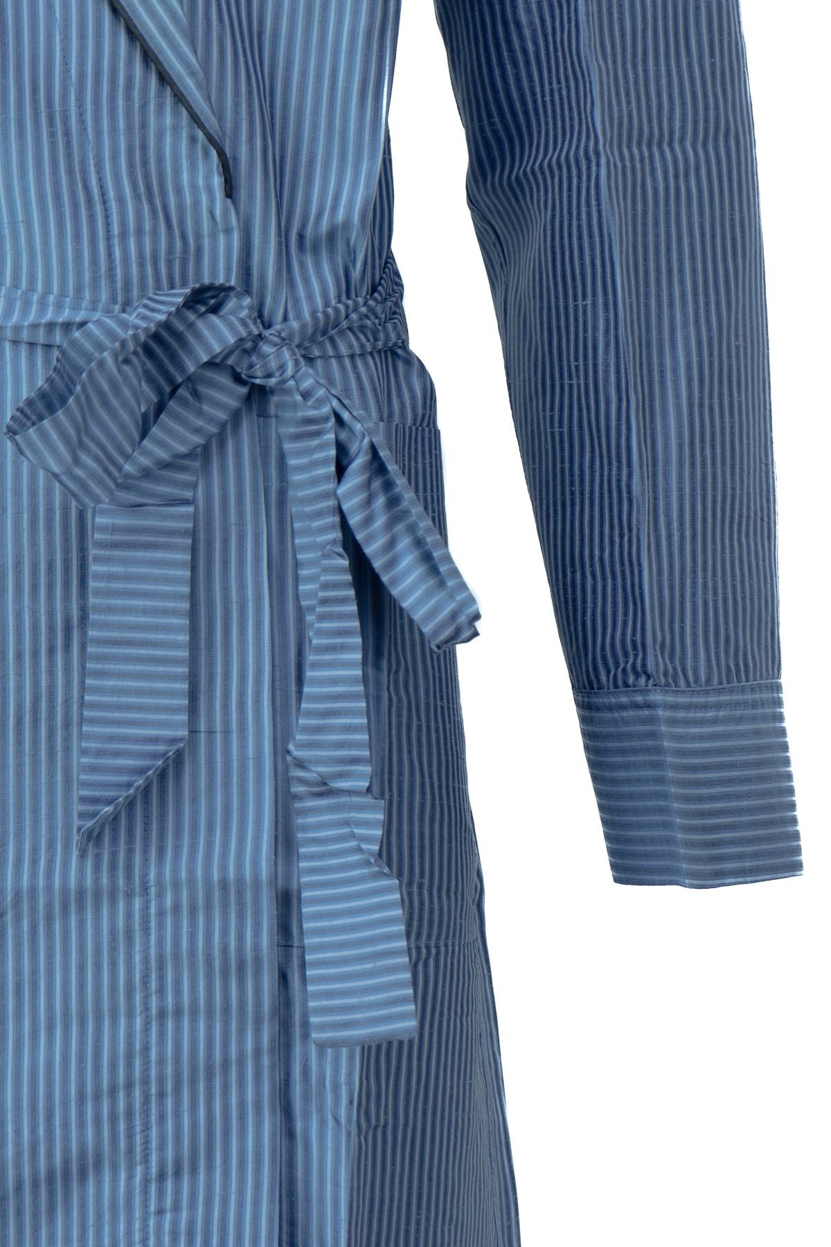 Erkek Klasik Model Röpteşambır Premium %100 Pamuk Cepli Rob Beli Kuşaklı Cepli Tam Kalıp