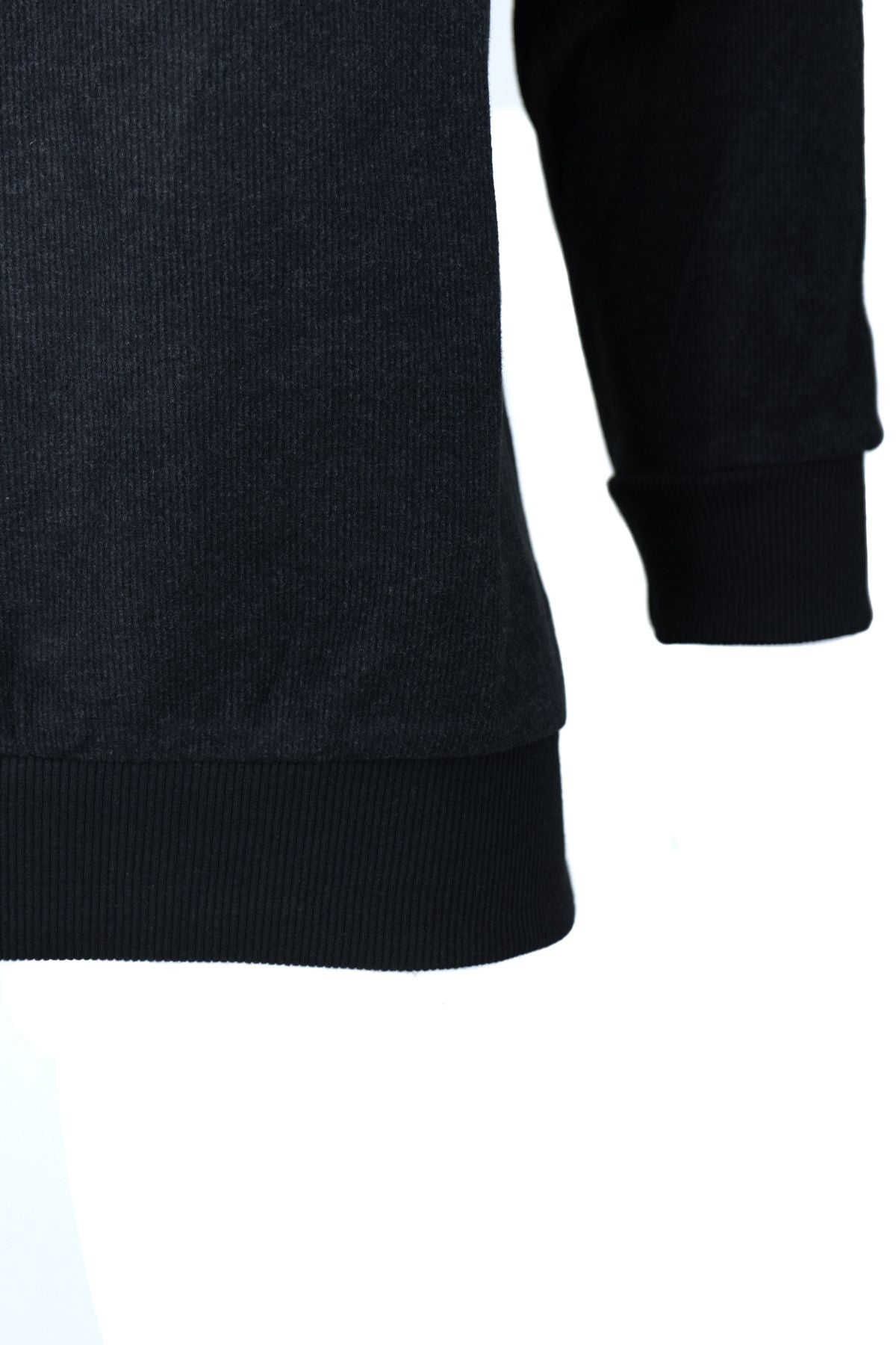 Erkek Kışlık Kazak Pamuklu Örme Düğmeli Polo Yaka Cepli Uzun Kollu Rennes Desenli Rahat