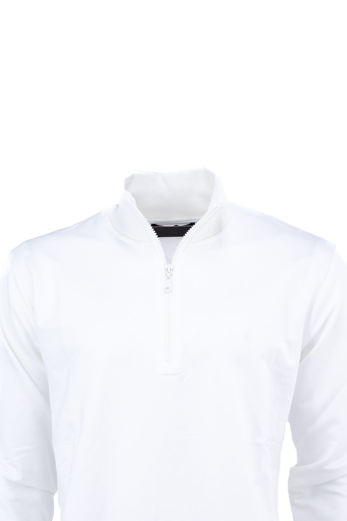 Erkek Mevsimlik Yarım Fermuarlı TamKalıp Likralı Premium Pamuklu Kumaş iki iplik Sweatshirt