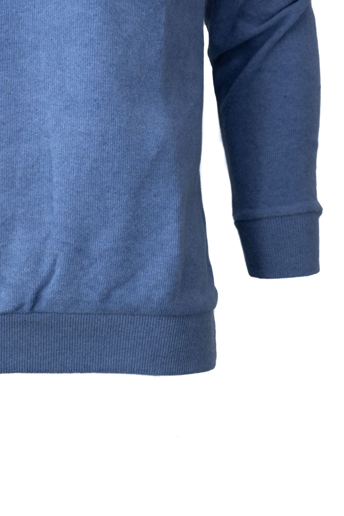 Erkek Kışlık Polo Yaka Kazak Pamuklu Örme Şardonlu Selanik Düğmeli Cepli Rahat Tam Kalıp