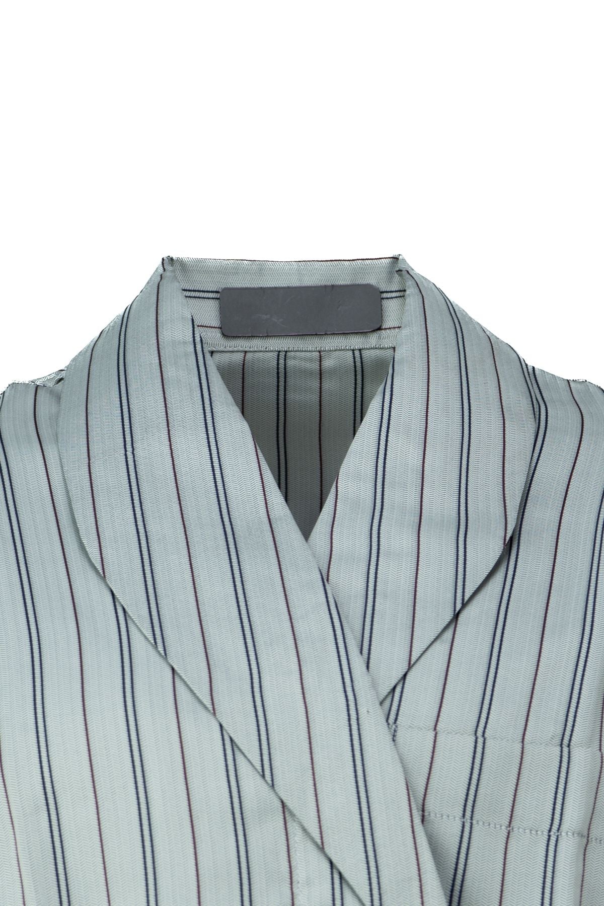 Erkek Modern Klasik Model Röpteşambır Premium %100 Pamuk Cepli Rob Beli Kuşaklı Cepli Rahat