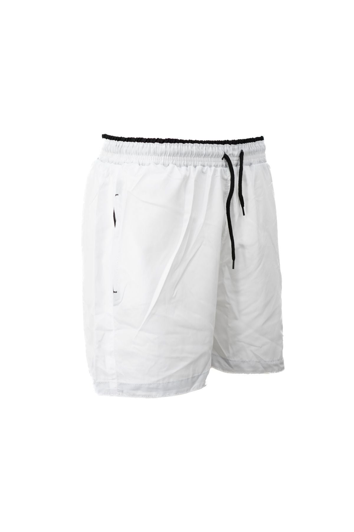 Erkek Deniz Şortu Beli Lastikli ve Bağcıklı Cepli içi File Astarlı Su Tutmayan Hafif Kumaş