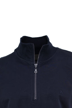 Erkek Mevsimlik Yarım Fermuarlı TamKalıp Likralı Premium Pamuklu Kumaş iki iplik Sweatshirt