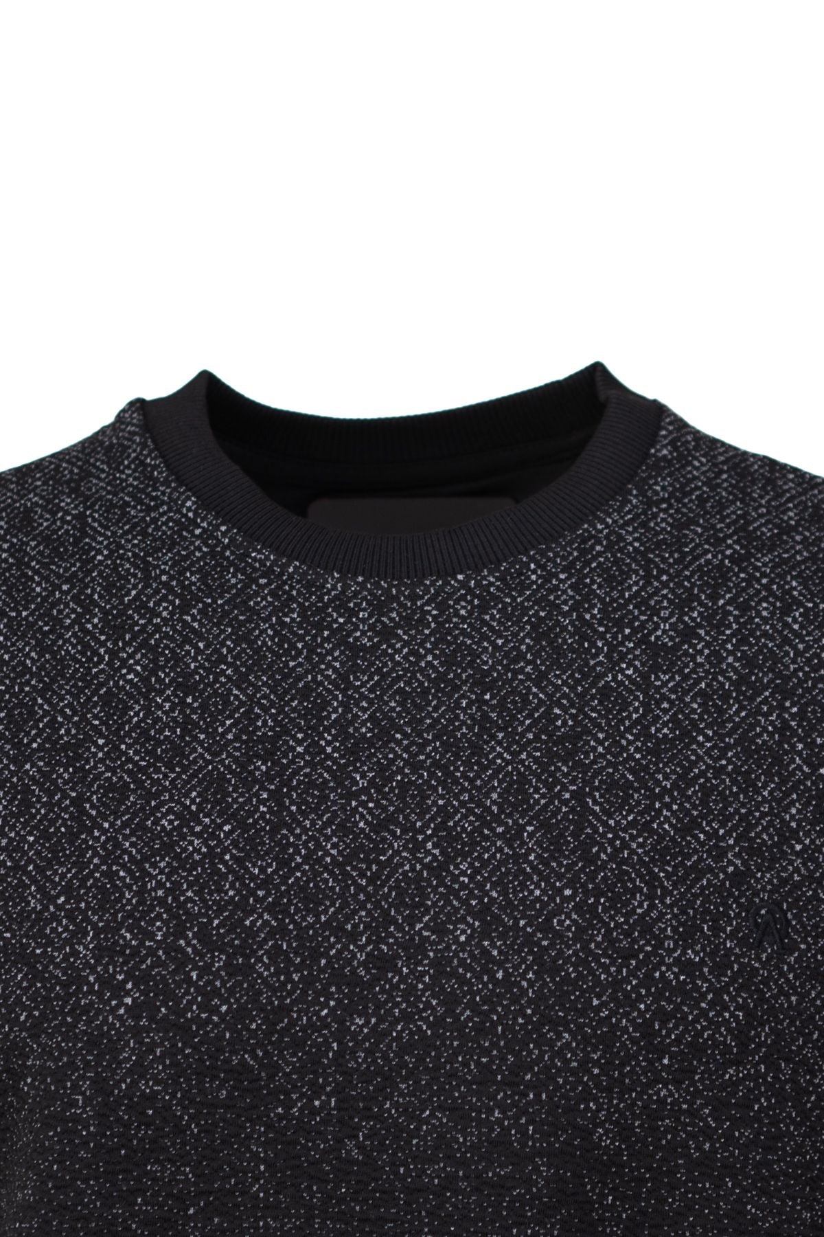 Erkek Mevsimlik Doğal Pamuklu Şık Sweatshirt Bisiklet Yaka Panolu Rahat Kesim Tam Kalıp