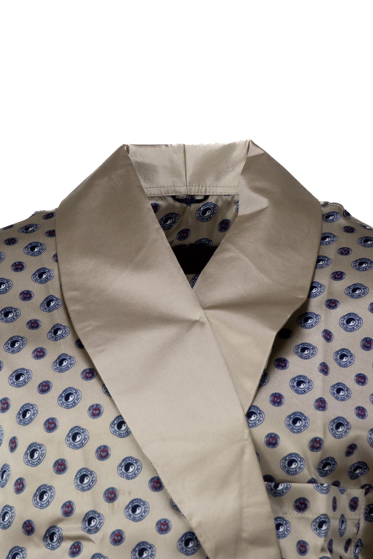 Erkek Şık Klasik Model Röpteşambır Premium Saten Kumaş Soft Ekose Model Cepli Rob