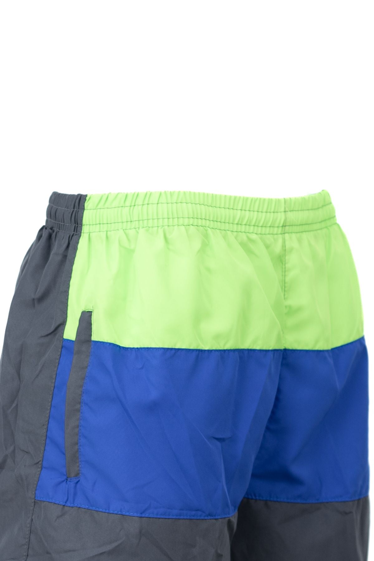 Erkek Deniz Şortu Beli Lastikli ve Bağcıklı Cepli içi File Astarlı Su Tutmayan Hafif Kumaş