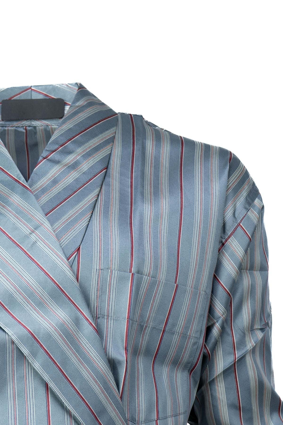 Erkek Klasik Model Röpteşambır Premium Saten Örme Cepli Klasik Rob Beli Kuşaklı Cepli