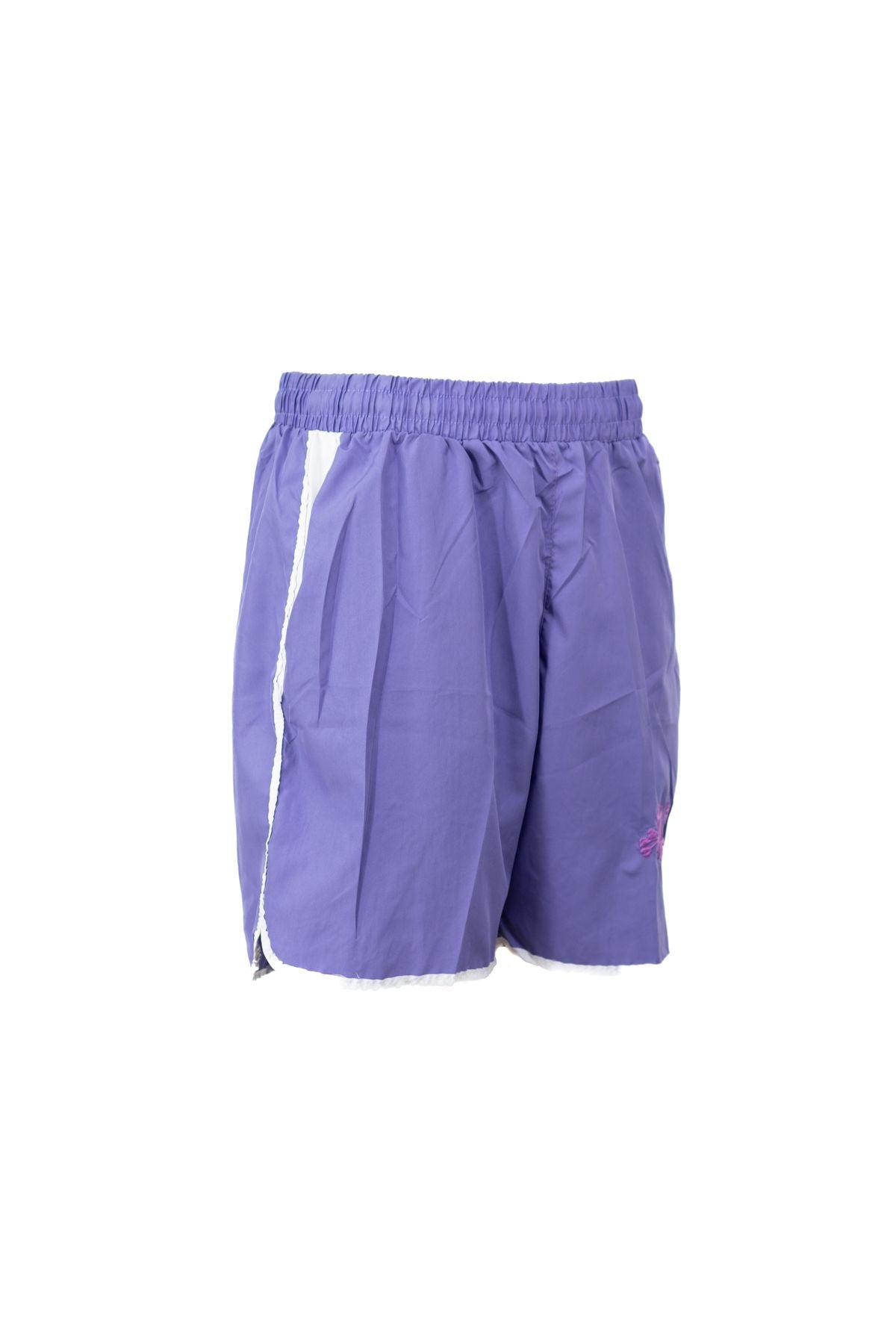 Kadın Deniz Şortu Beli Lastikli ve Bağcıklı Cepli Nakışlı Su Tutmayan Rahat Hafif Kumaş