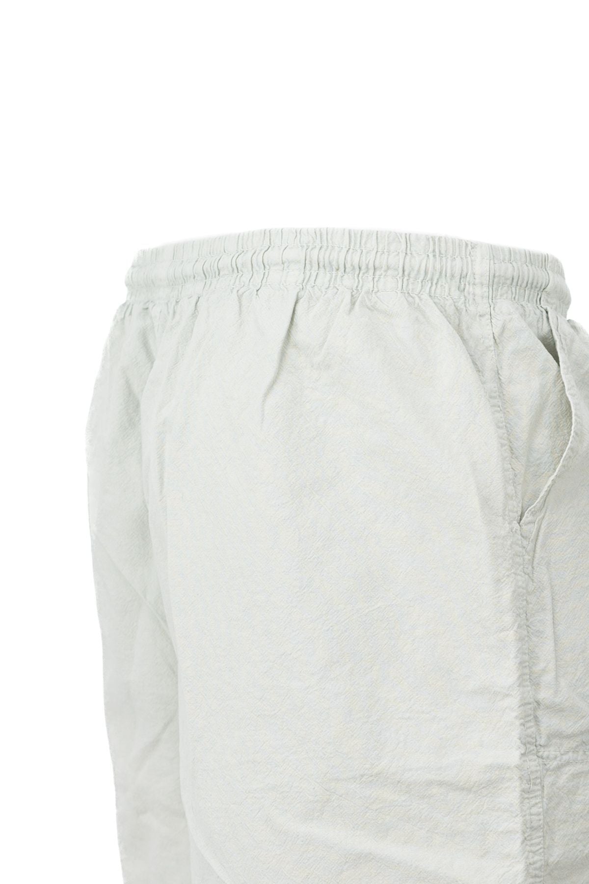 Erkek %100 Saf Pamuk Kumaş Bermuda Şort Düz Paça Cepli Beli Bağcıklı Rahat Tam Kalıp