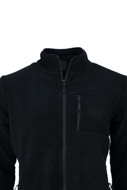 Erkek Kışlık Polar Sweatshirt Hırka Önü Ve Cepleri Fermuarlı Hakim Yaka TamKalıp Antipilling
