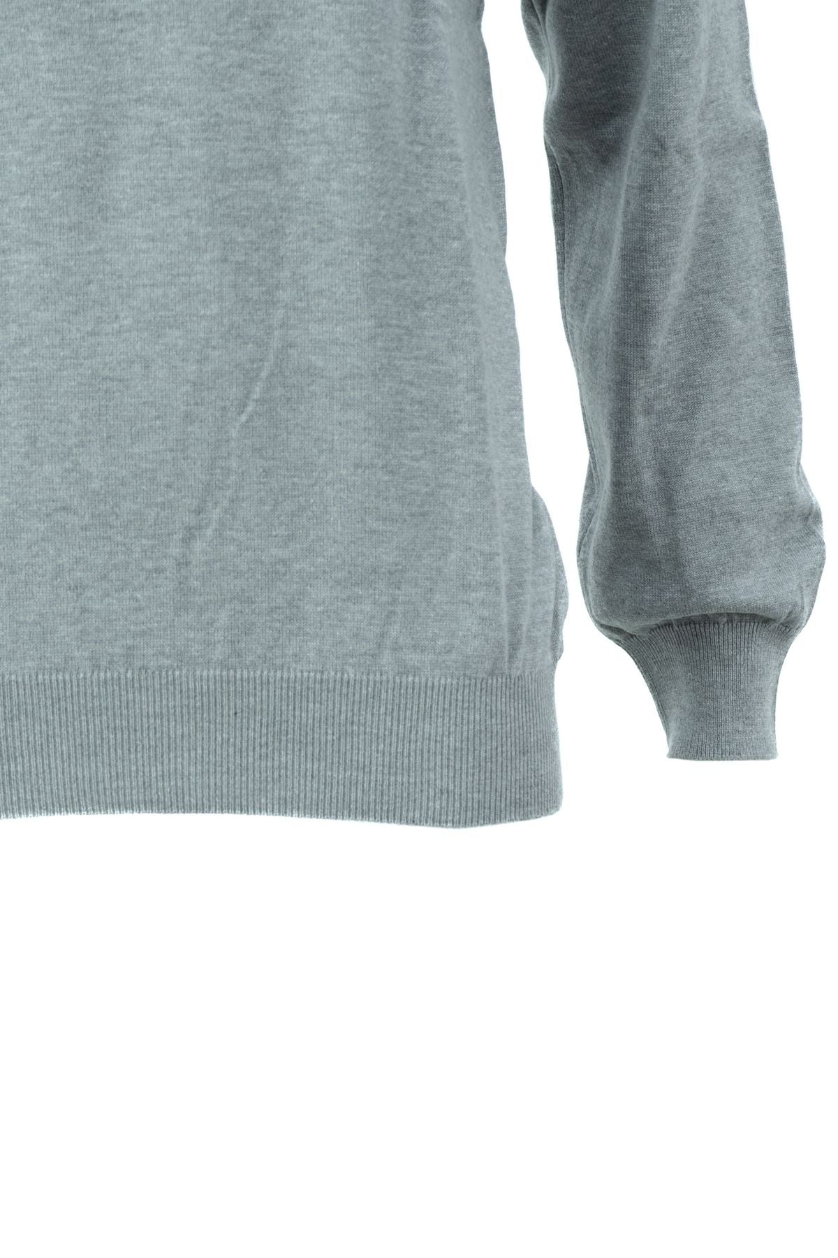 Erkek Kışlık Yarım Balıkçı Yaka Armalı Düz Renk Rahat Kesim Likralı Pamuklu Dokuma Kazak