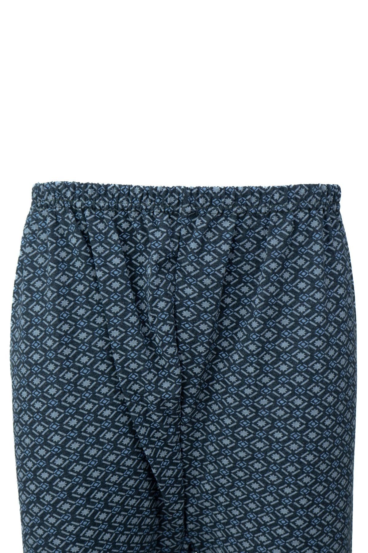 Erkek Kışlık içik Pijama Pamuklu Kalın içi Miflonlu Desenli PaçasıLastikli Sıcak Tutar Rahat
