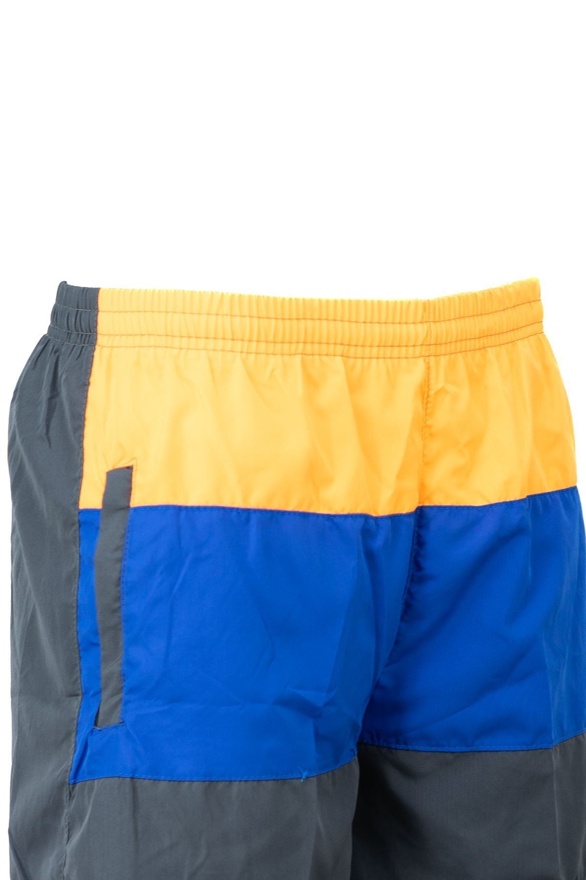 Erkek Deniz Şortu Beli Lastikli ve Bağcıklı Cepli içi File Astarlı Su Tutmayan Hafif Kumaş