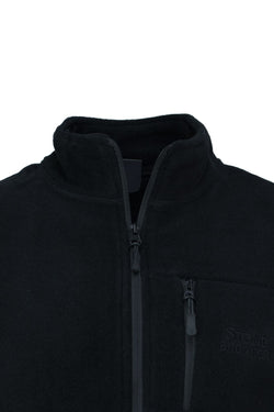 Erkek Kışlık Polar Sweatshirt Hırka Önü Ve Cepleri Fermuarlı Hakim Yaka TamKalıp Antipilling