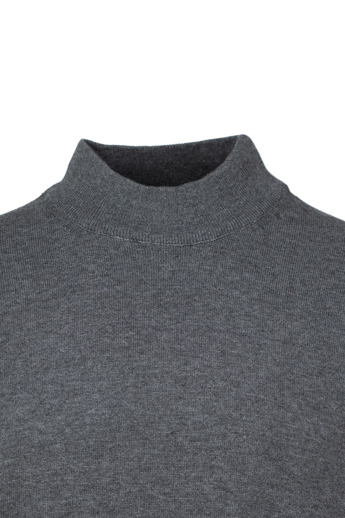 Erkek Kışlık Doğal Pamuklu Triko ince Örme Yarım Balıkçı Yaka Şık Kazak Rahat Klasik Model