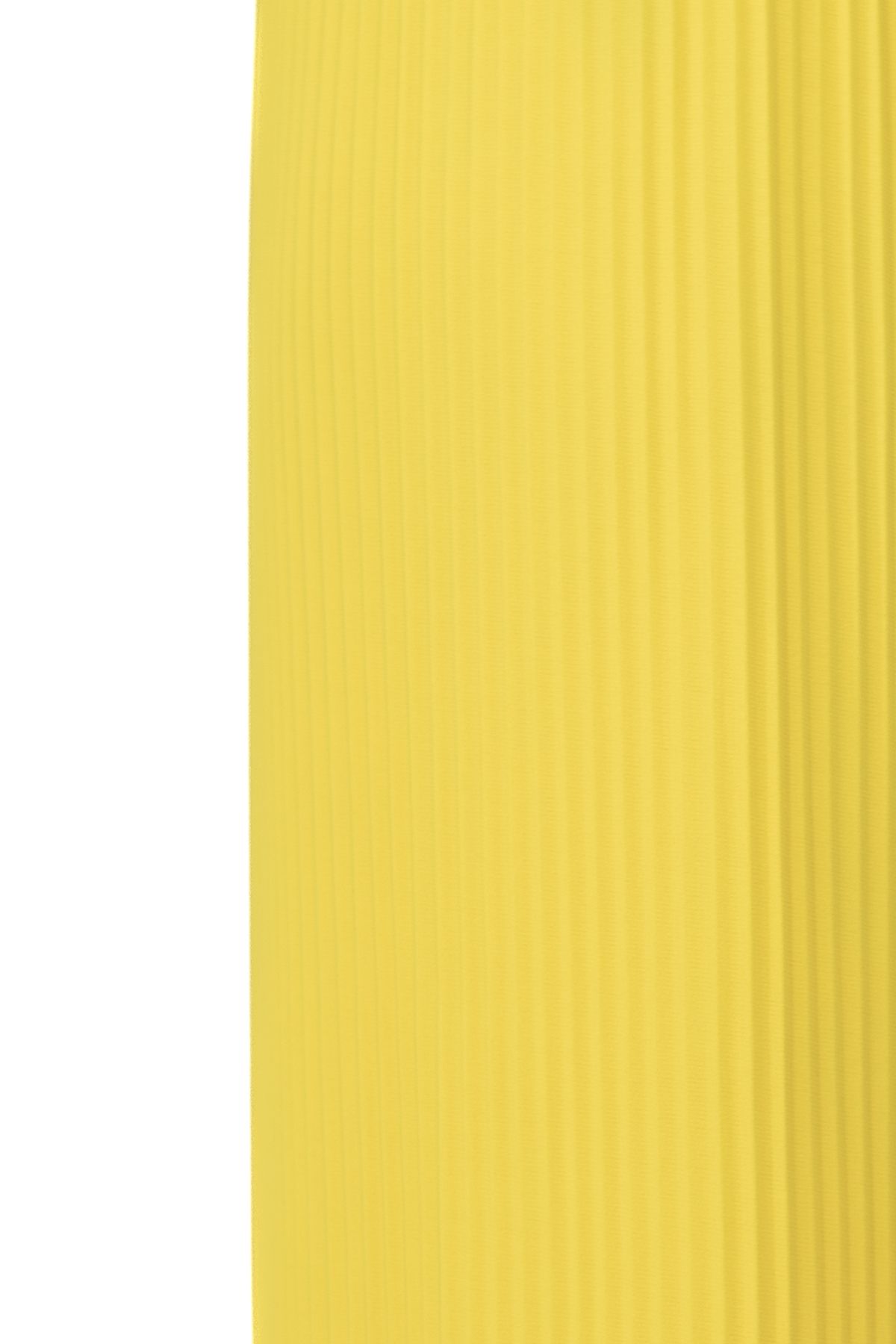 Kadın Likralı Viskon Sandy Kumaş Pantolon Magnolya Beli Lastikli Piliseli Kumaş Detaylı