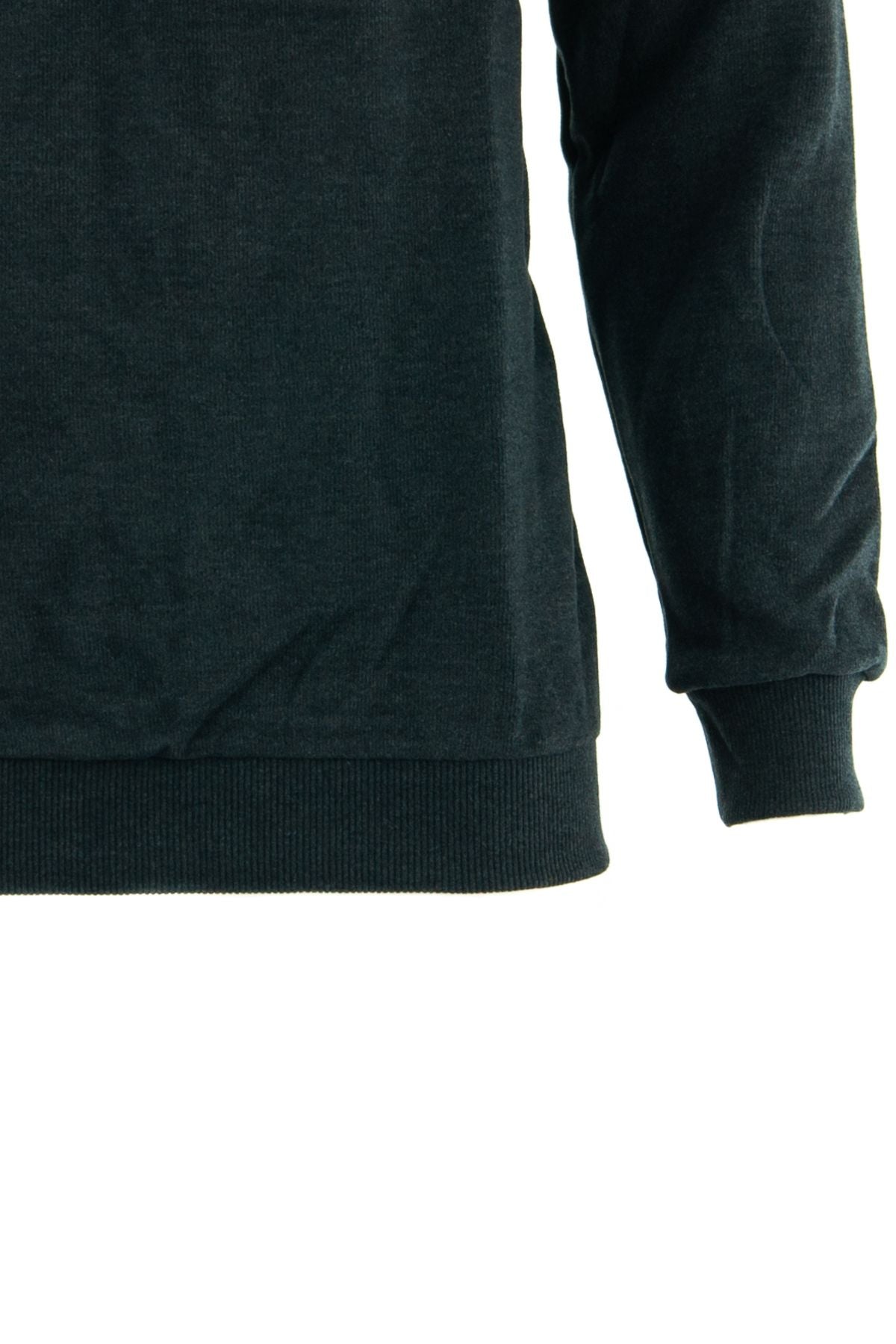 Erkek Kışlık Düğmeli Polo Yaka Düz Renk Armalı Fileto Cepli Likralı Pamuklu Dokuma Kazak