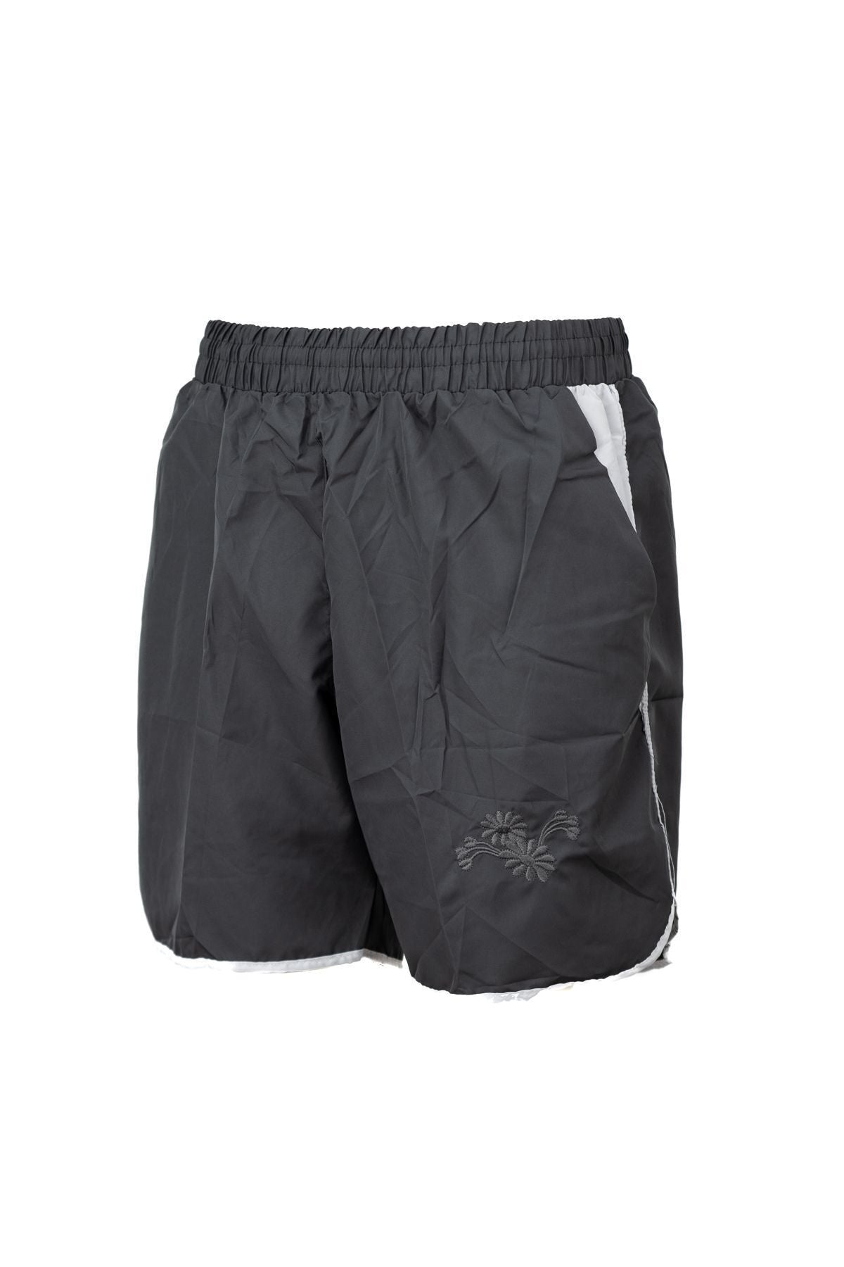 Kadın Deniz Şortu Beli Lastikli ve Bağcıklı Cepli Nakışlı Su Tutmayan Rahat Hafif Kumaş