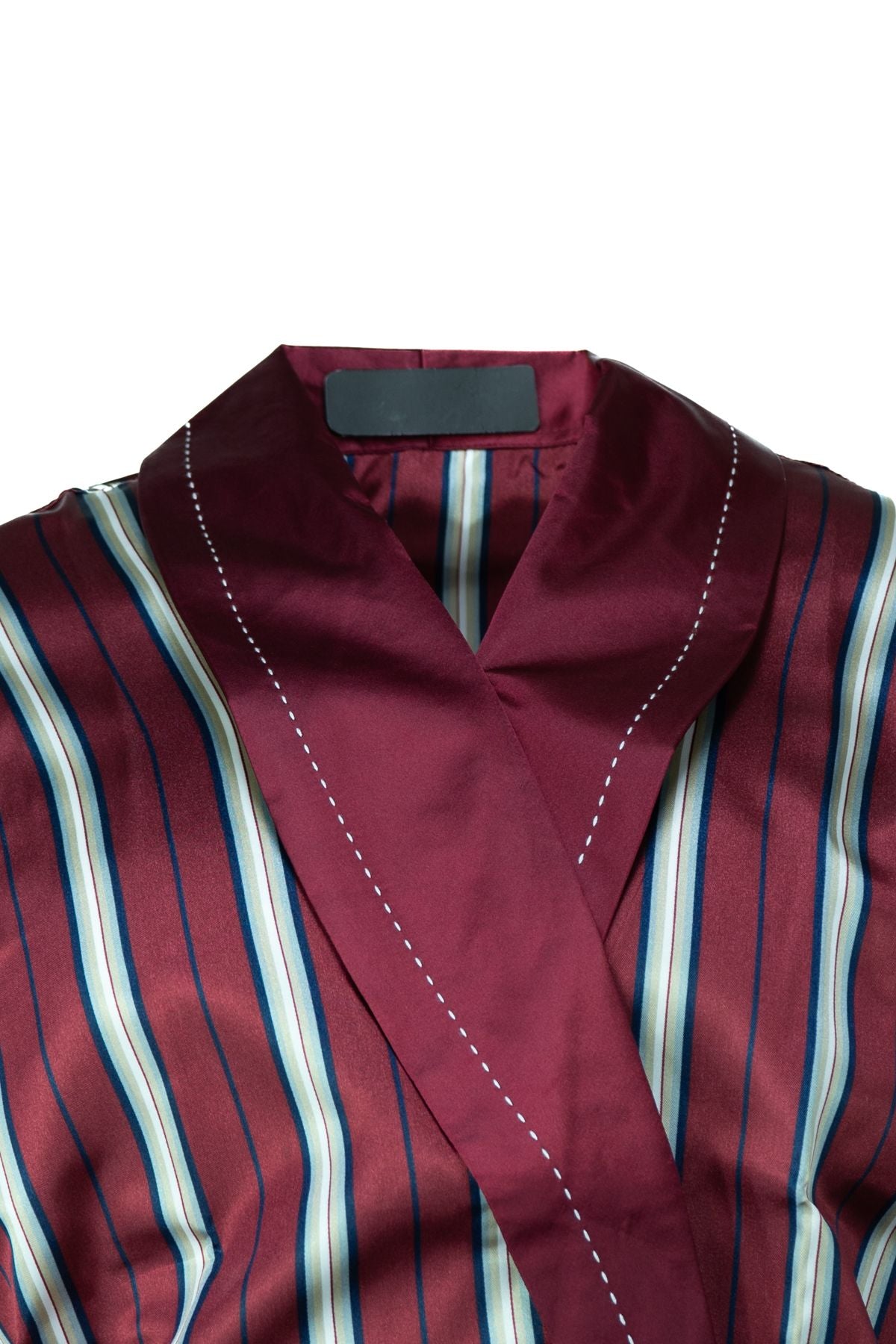 Erkek Klasik Model Röpteşambır Premium Saten Örme Cepli Klasik Rob Beli Kuşaklı Cepli