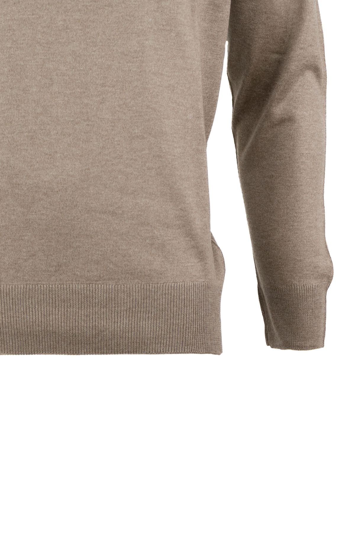 Erkek Mevsimlik Yünlü Örme Klasik Yarım Balıkçı Yaka Kazak Sık Örme Rahat Kesim Tam Kalıp