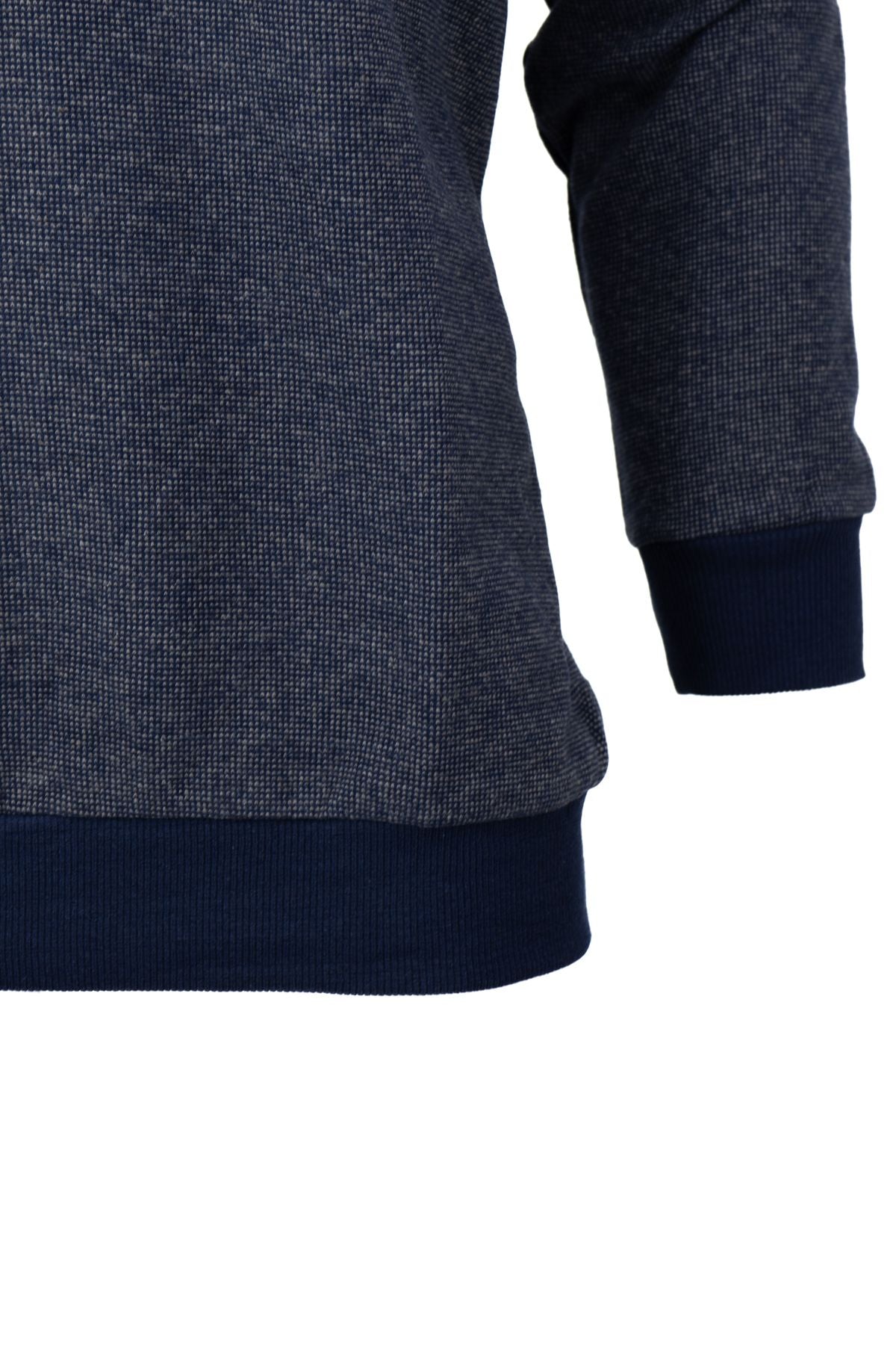 Erkek Kışlık Polo Yaka Kazak Pamuklu Örme Klasik Pıtırcık Selanik Düğmeli Fleto Cepli Rahat