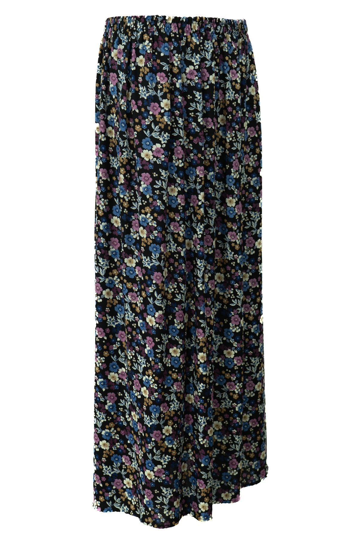 Kadın Anne Etek Dokuma Viskon Kumaş Papatyam Çiçeği Desenli Rahat Kesim Tam Kalıp