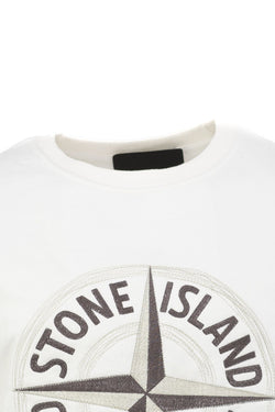 Erkek Mevsimlik Stone Premium Pamuklu Kumaş iki iplik Sweatshirt Logolu Model Regular Fit