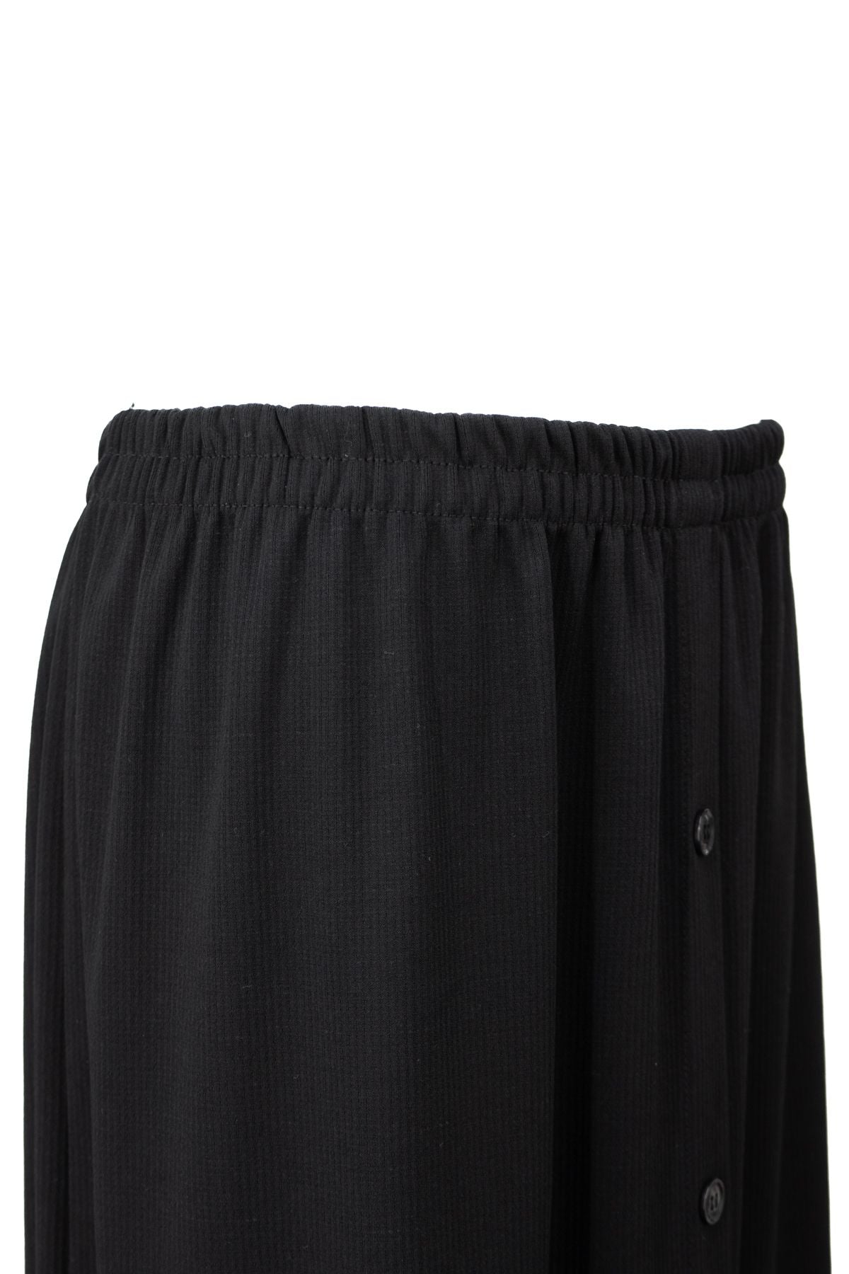 Kadın Kışlık Kalın Anne Etek Pamuklu Burgu Kumaş Düğme Modelli Lastikli Rahat Kesim