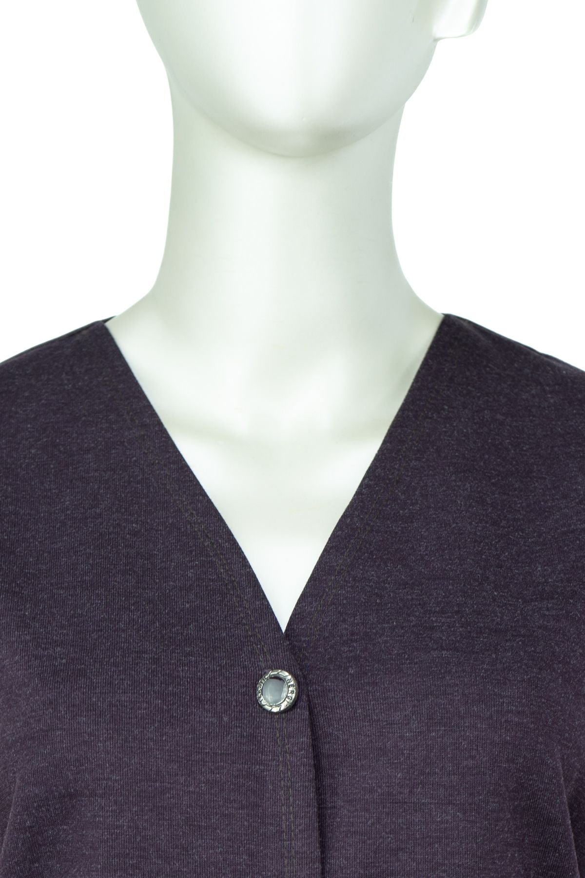 Kadın Kışlık Anne Yelek Modern Ecrin Örme Önü Düğmeli Çift Cepli Düz Renk Sahra Model