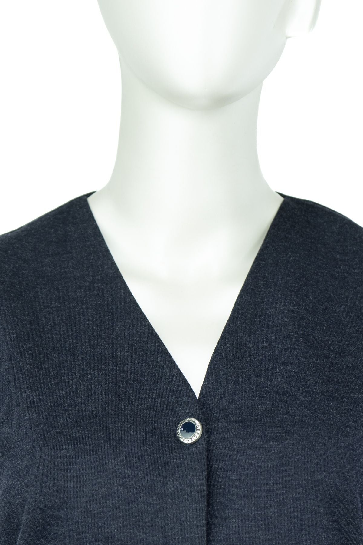 Kadın Kışlık Anne Yelek Modern Ecrin Örme Önü Düğmeli Çift Cepli Düz Renk Sahra Model