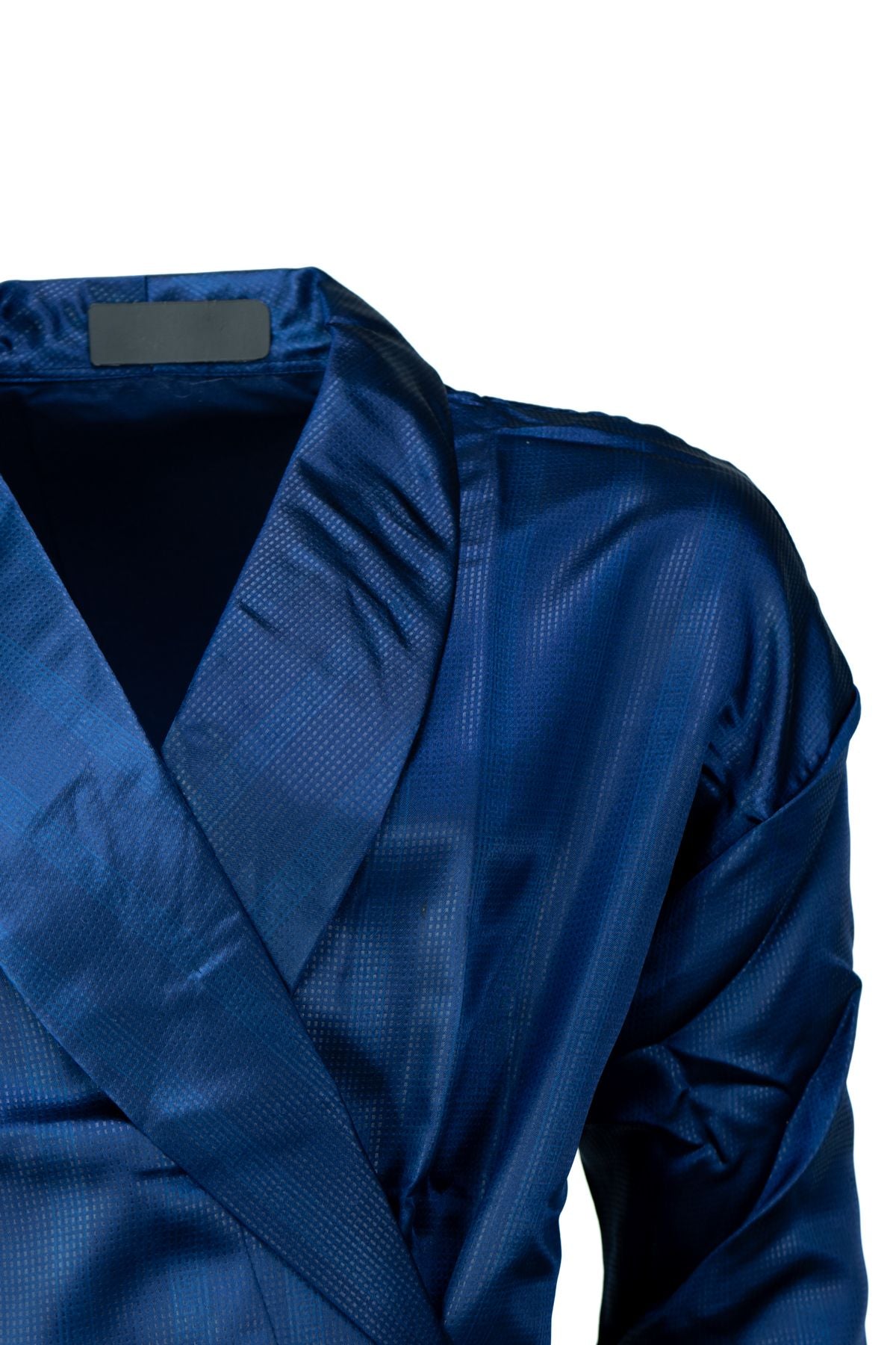 Erkek Şık Klasik Model Röpteşambır Premium Saten Kumaş Soft Model Cepli Rob Beli Kuşaklı