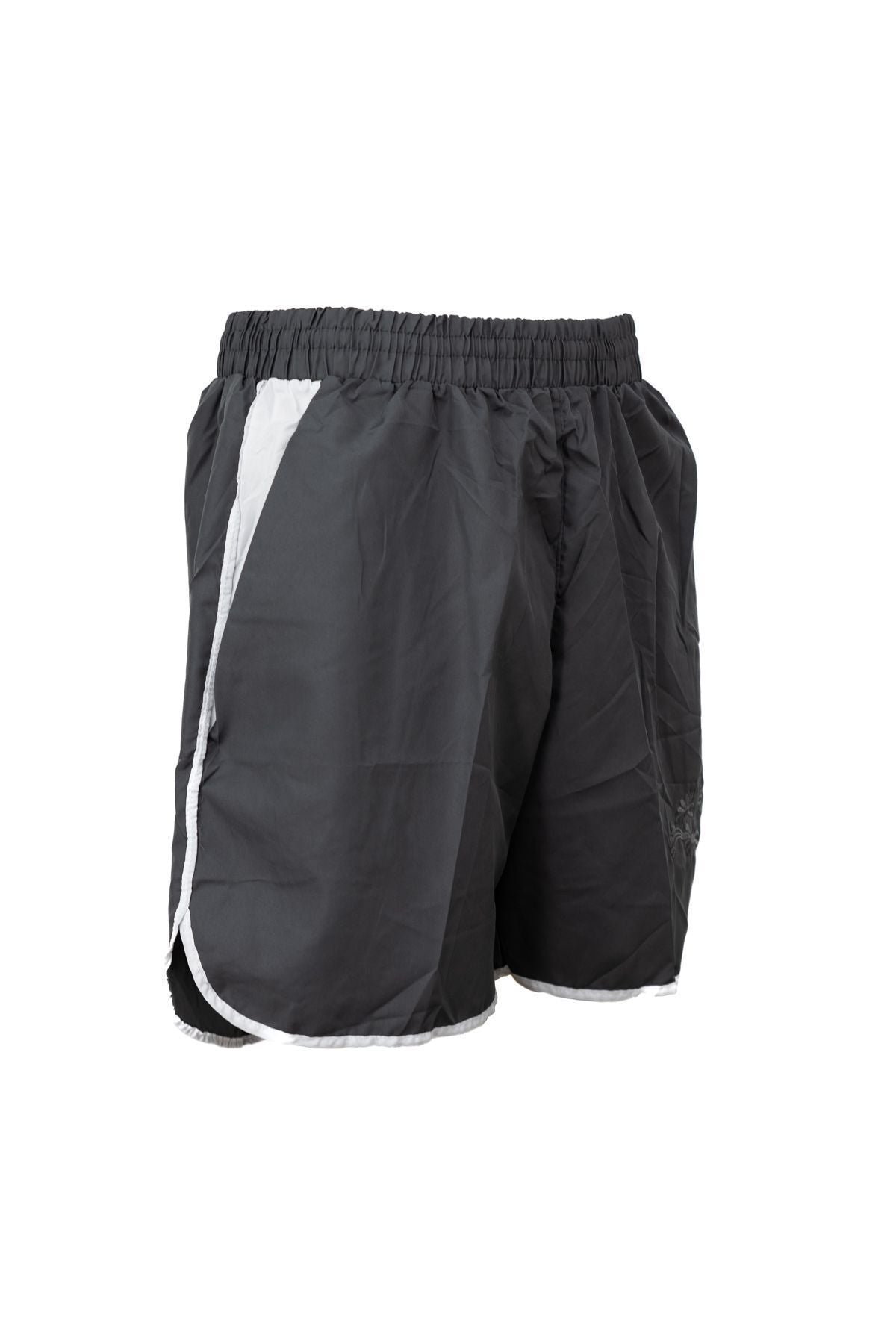 Kadın Deniz Şortu Beli Lastikli ve Bağcıklı Cepli Nakışlı Su Tutmayan Rahat Hafif Kumaş