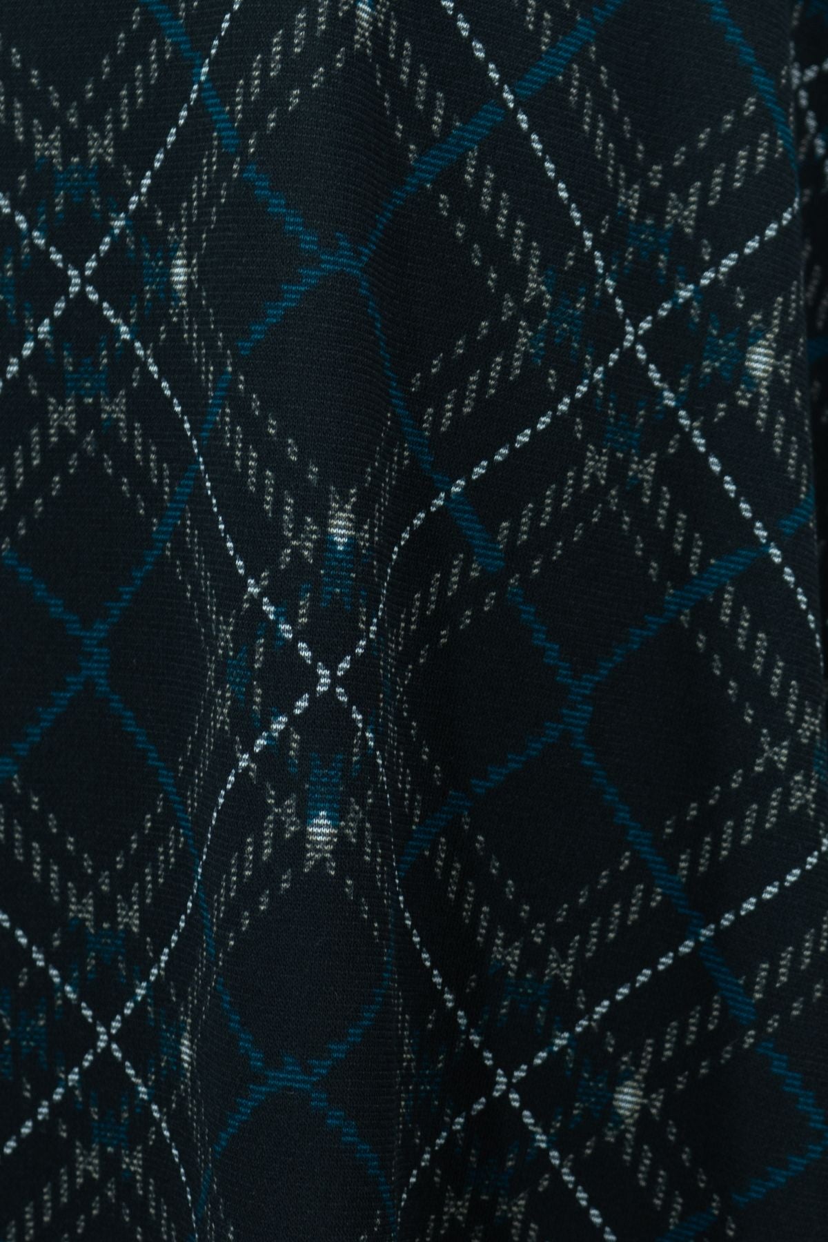 Kadın Kışlık Anne Çan Etek Ekose Kumaş Lecco Desenli Beli Lastikli Rahat Kesim Tam Kalıp