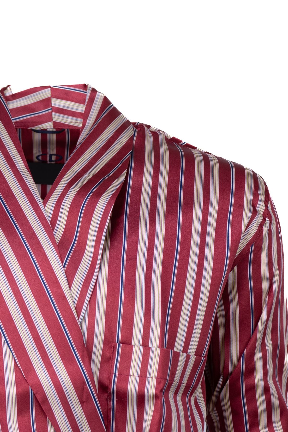 Erkek Klasik Model Röpteşambır Şık Saten Örme Cepli Klasik Rob Beli Kuşaklı Cepli Tam Kalıp